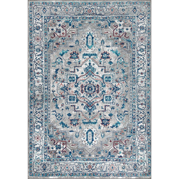 Edison modern Persian Vintage Medallion Area Rug